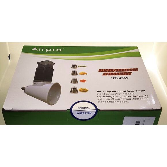 AIRPRO SLICER/SHREDDER ATTACHMENT-NP-K019-For Kitchenaid Household Stand Mixer - Picture 8 of 9